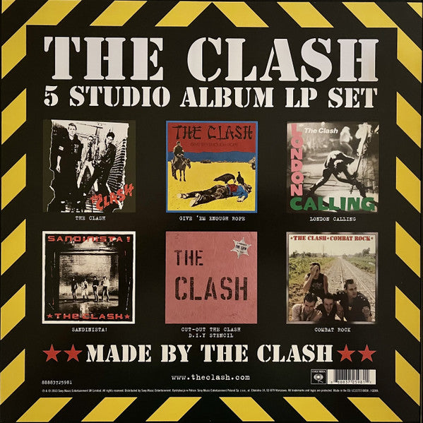 Clash - 5 Studio Albums Box Set (Used LP)