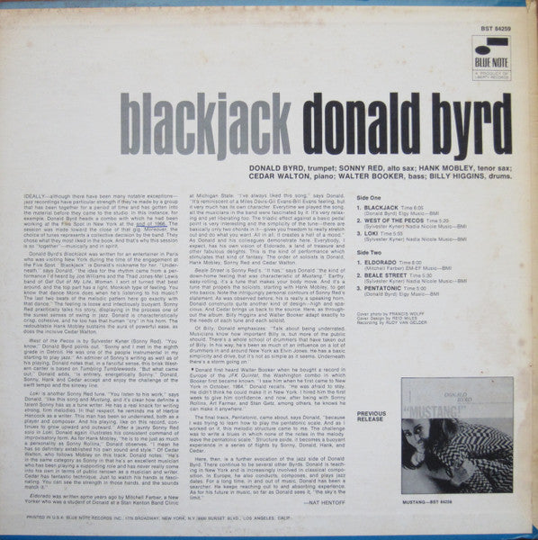 Donald Byrd - Blackjack (Used LP)