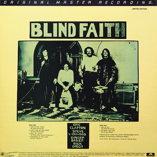 Blind Faith - Blind Faith (MoFi) (Used LP)