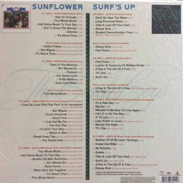 Beach Boys - Feel Flows (Sunflower & Surf's Up Sessions 1969-1971) (Used LP)