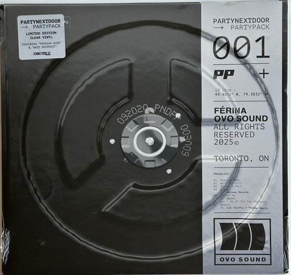 PARTYNEXTDOOR - Partypack (Clear) (Sealed) (Used LP)