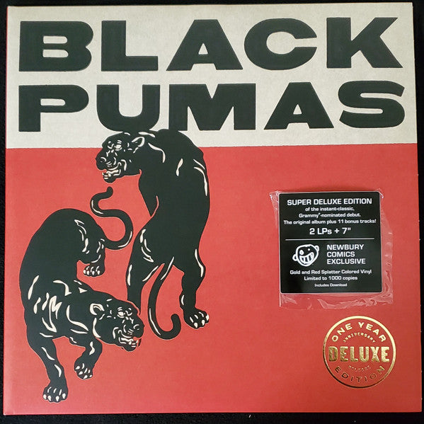 Black Pumas - Black Pumas (Gold W/Red Splatter) (Used LP)