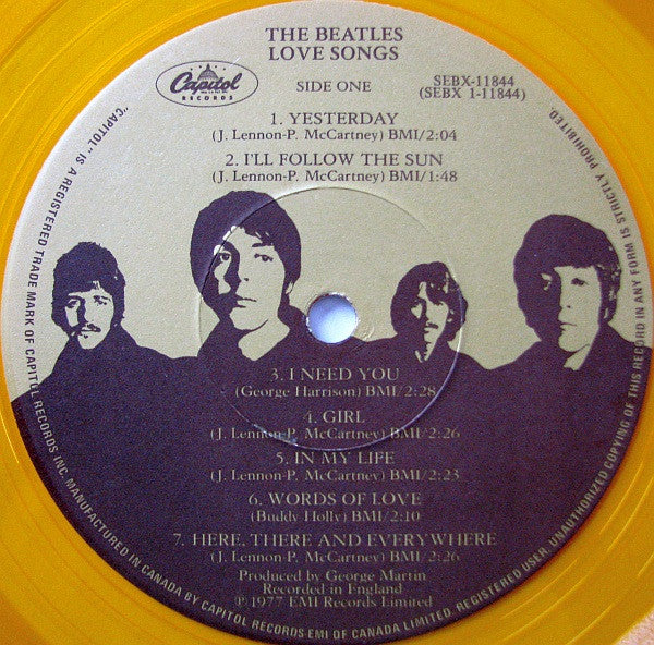 Beatles - Love Songs (Yellow) (Used LP)