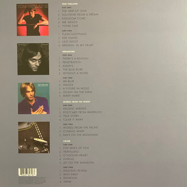 Tom Verlaine - Souvenir From A Dream: Albums 1979-1984 (Clear) (Used LP)