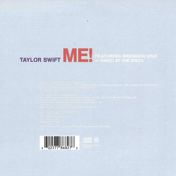 Taylor Swift Ft. Brendon Urie - Me! (Used LP)
