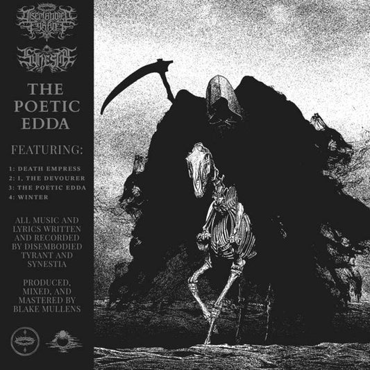 Disembodied Tyant/Synestia - Poetic Edda (Black/Grey Marble) (Used LP)
