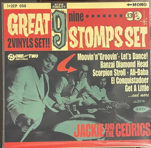 Jackie & The Cedrics - Great 9 Stomps Set 7" (Blue/Yellow) (Used LP)