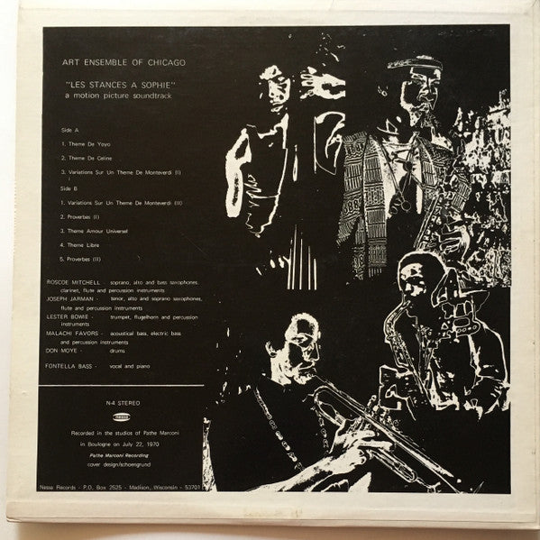 Art Ensemble Of Chicago - Les Stances A Sophie (Used LP)