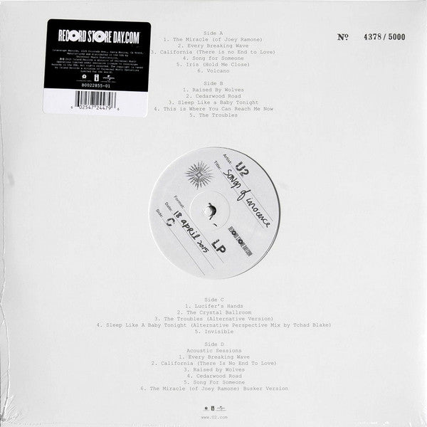 U2 - Songs Of Innocence (RSD) (Used LP)