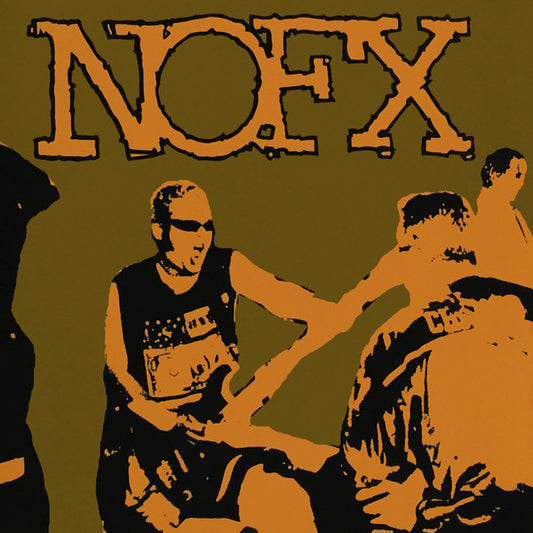 NOFX - Zyclone B. Bath House 7" (Yellow Green) (Used LP)