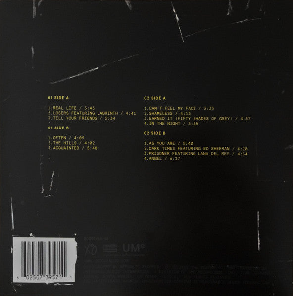 Weeknd - Beauty Behind The Madness (Yellow W/Black Splatter) (Used LP)