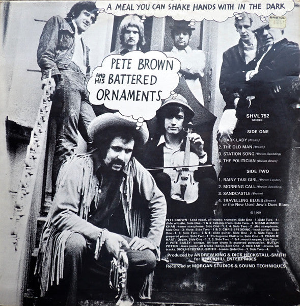 Pete Brown & His Battered Ornaments - A Meal You Can Shake Hands With In The Dark (Used LP)