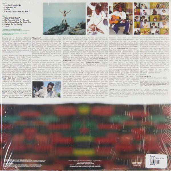 Darondo - Let My People Go (Green) (Used LP) – Beat Goes On
