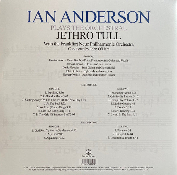 Ian Anderson - Plays The Orchestral Jethro Tull (Sealed) (Used LP)