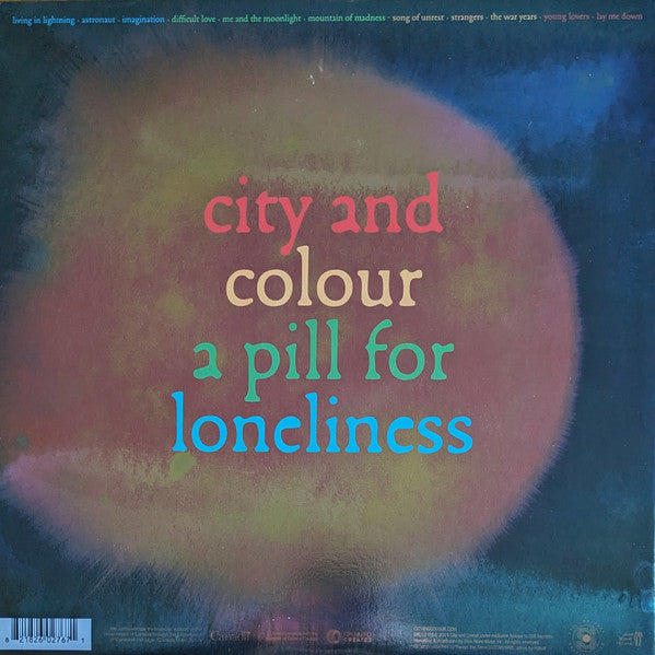 City & Colour - A Pill For Loneliness (Blue/Tangerine In Clear) (Used LP)