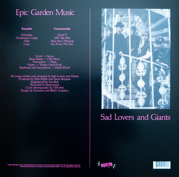 Sad Lovers & Giants - Epic Garden Music (Used LP)