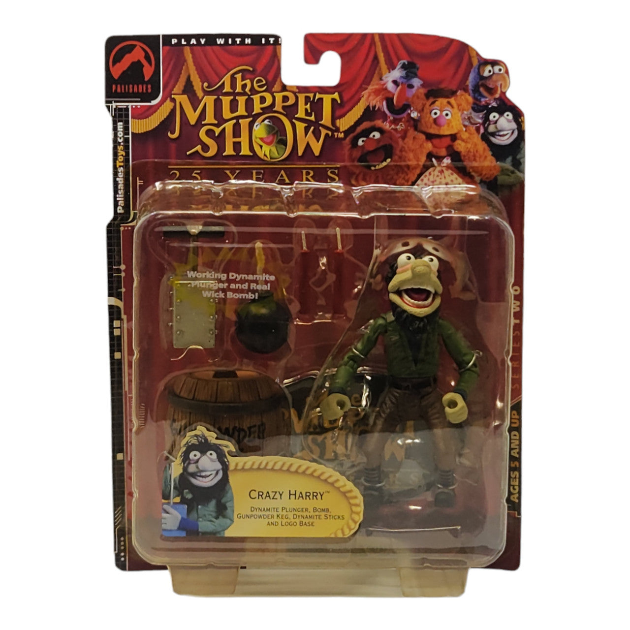 MUPPET SHOW: CRAZY HARRY - PALISADES TOYS