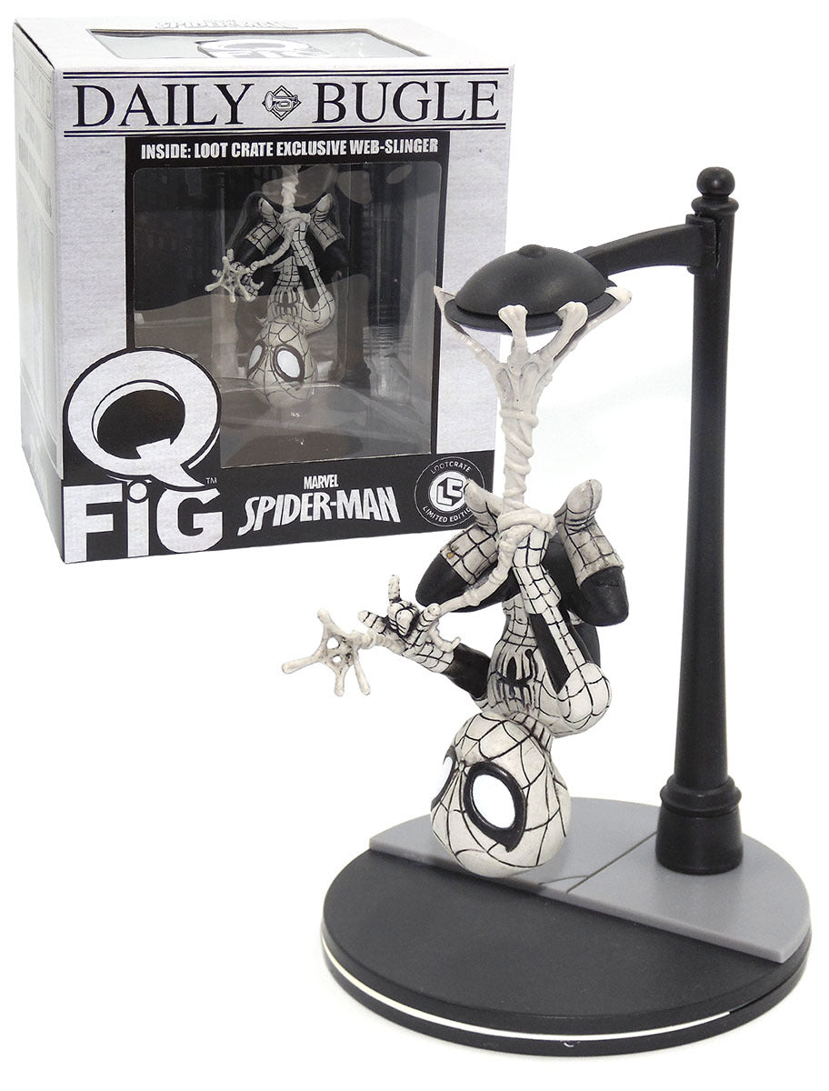 SPIDER-MAN: DAILY BUGLE (BLACK & WHITE) - Q-FIG-2017-EXCLUSIVE