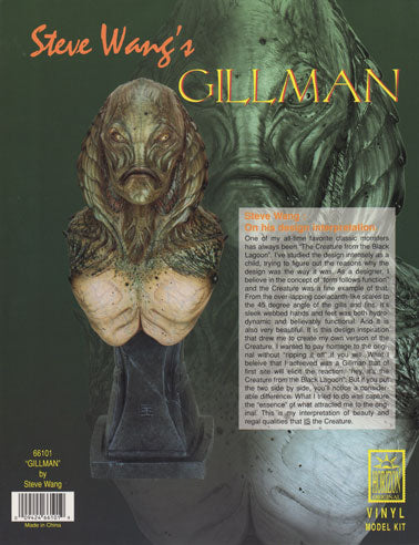 GILLMAN (STEVE WANG)(CREATURE FROM THE BLACK LAGOON) - MODEL KIT-HORIZON-66101-SEALED