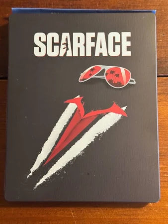 SCARFACE  - BLU-1983-STEELBOOK (GLASSES COVER)