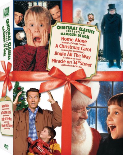 CHRISTMAS CLASSICS COLLECTION (HOME ALONE/A CHRISTMAS CAROL/JINGLE ALL THE WAY/MIRACLE ON 34TH STREET) (BILINGUAL)