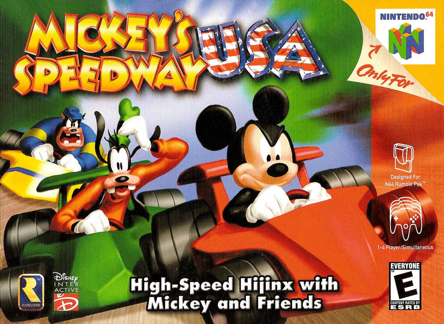 MICKEY'S SPEEDWAY USA  - N64