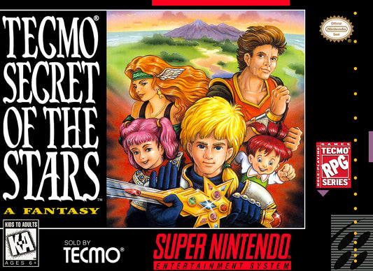 TECMO SECRET OF THE STARS  - SNES (W/BOX)