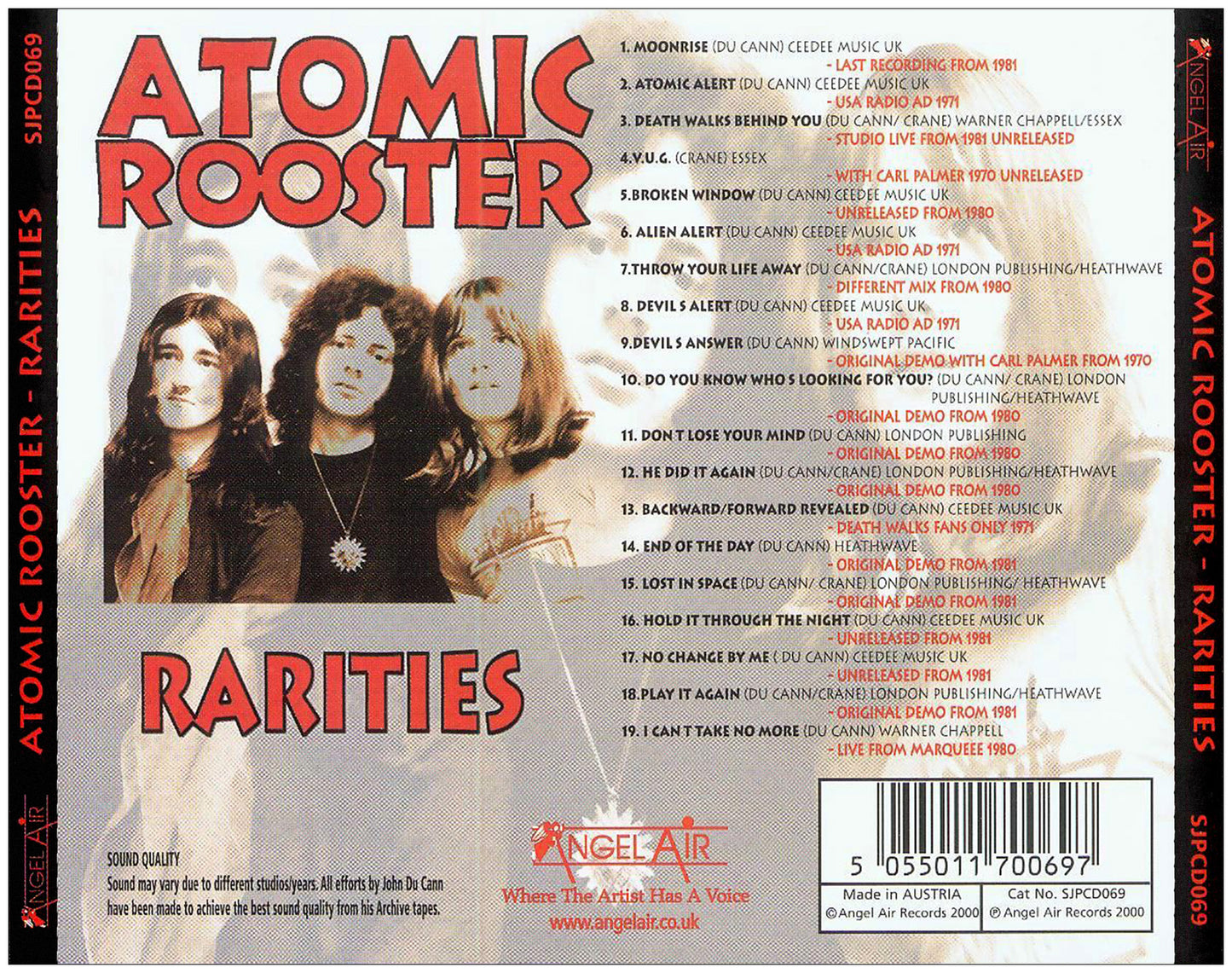 ATOMIC ROOSTER  - RARITIES