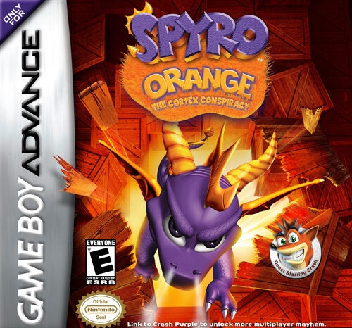 SPYRO ORANGE: THE CORTEX CONSPIRACY  - GBA