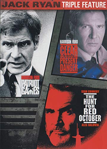 JACK RYAN TRIPLE FEATURE - DVD-HUNT FOR RED/PATRIOT GAMES/CLEAR & P