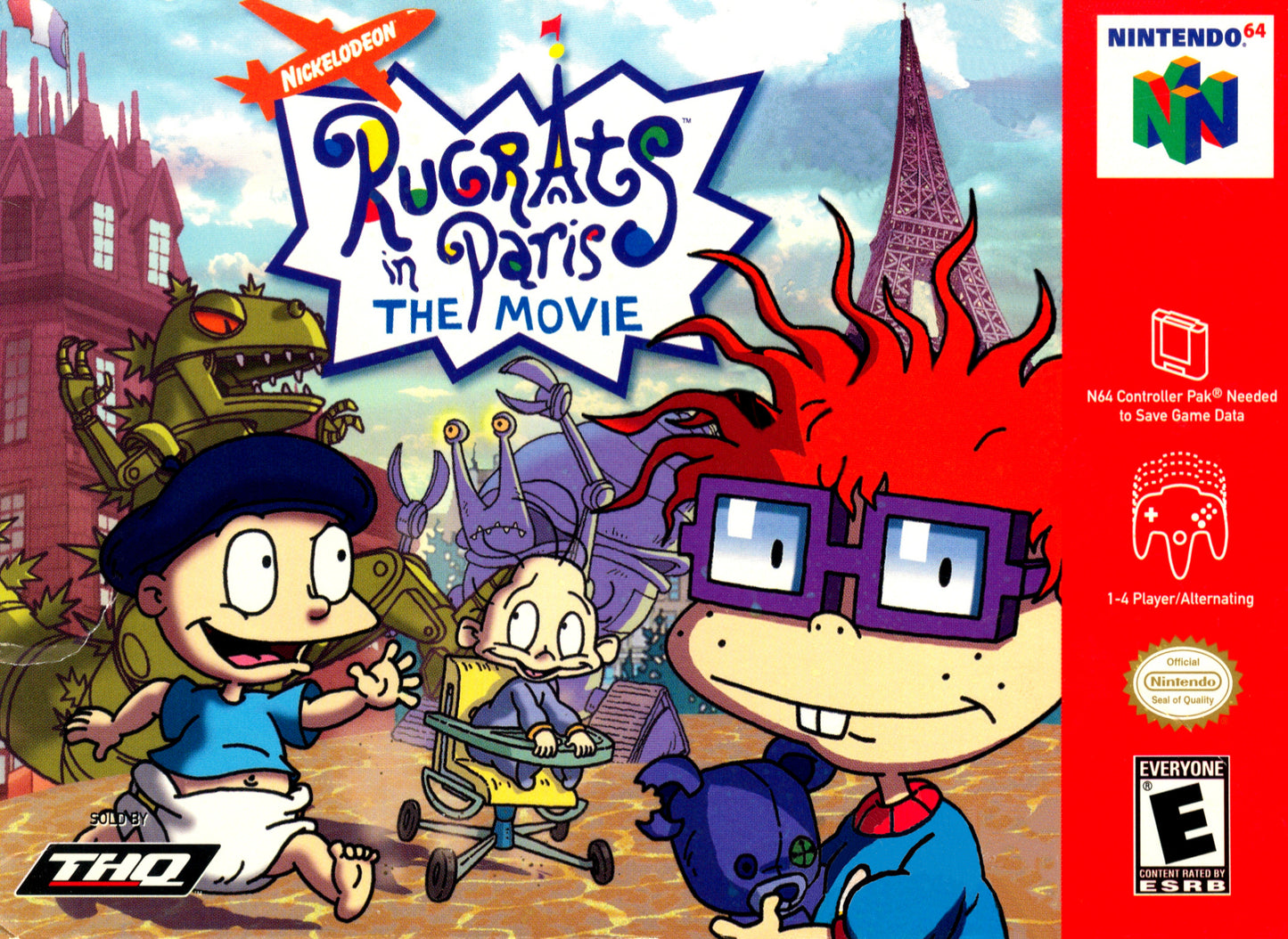 RUGRATS IN PARIS  - N64 (W/BOX)