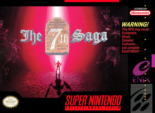 7TH SAGA  - SNES (W/BOX)