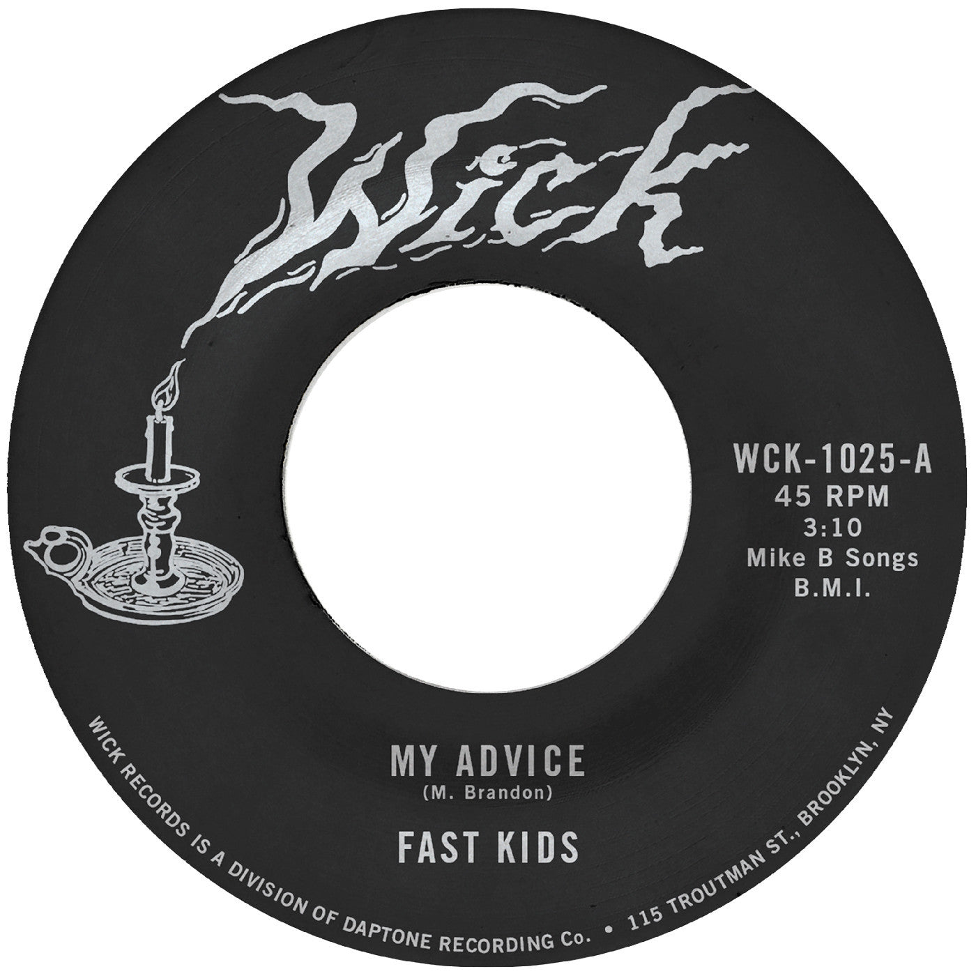 FAST KIDS - MY ADVICE B/W OUT OF STATE PLATES