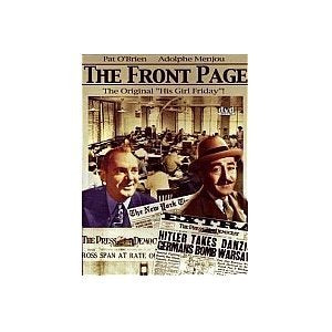 FRONT PAGE - DVD-1931-ADOLPHE MENJOU