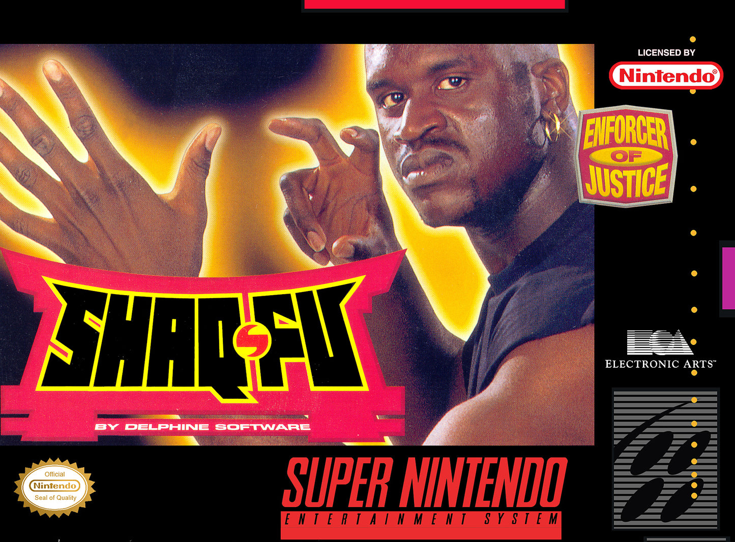 SHAQ FU  - SNES (W/BOX & MANUAL)