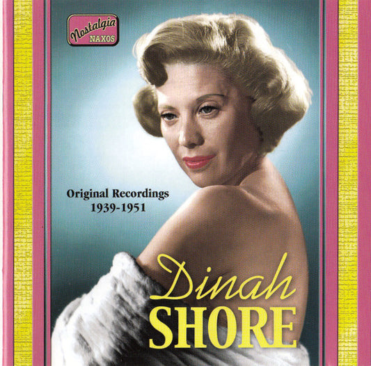 SHORE, DINAH  - ORIGINAL RECORDINGS V1: 1939-1951