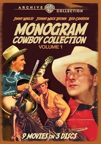 MONOGRAM COWBOY COLLECTION  - DVD-VOLUME 1-WARNER ARCHIVE (3 DISCS)