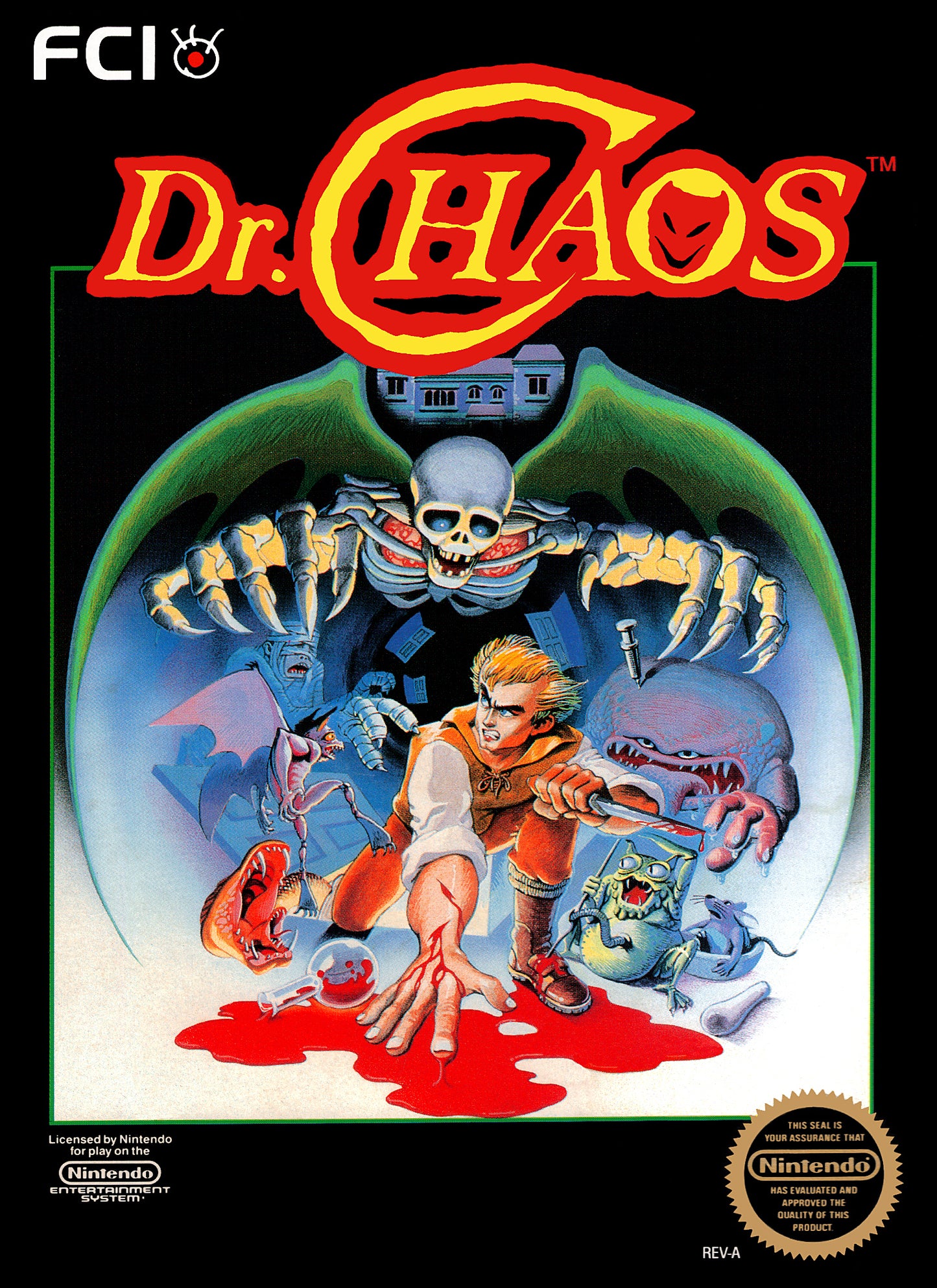 DR. CHAOS  - NES (W/BOX)