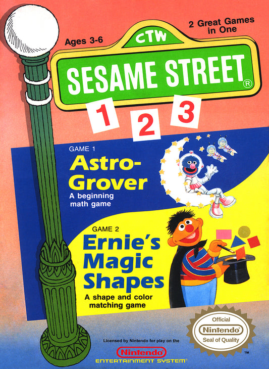 SESAME STREET 123  - NES