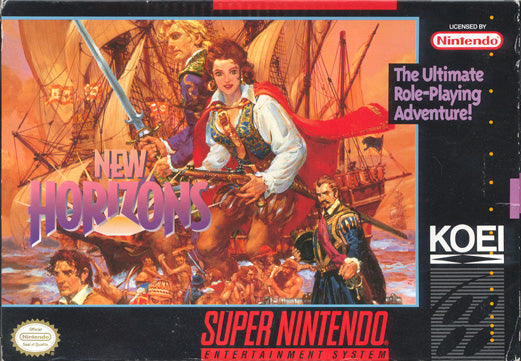UNCHARTED WATERS: NEW HORIZONS  - SNES
