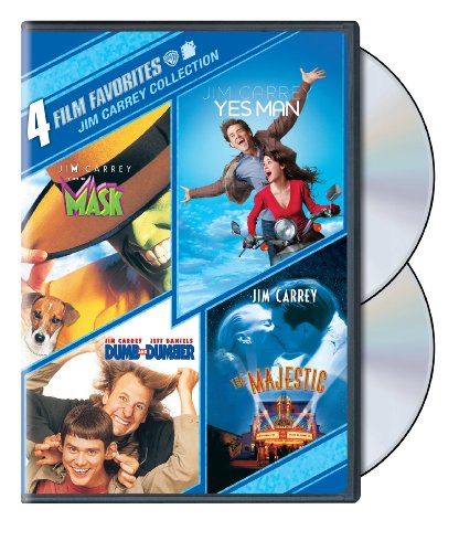 MASK/YES MAN/DUMB & DUMBER/MAJESTIC - DVD-4 FILM FAVOURITES: JIM CARREY