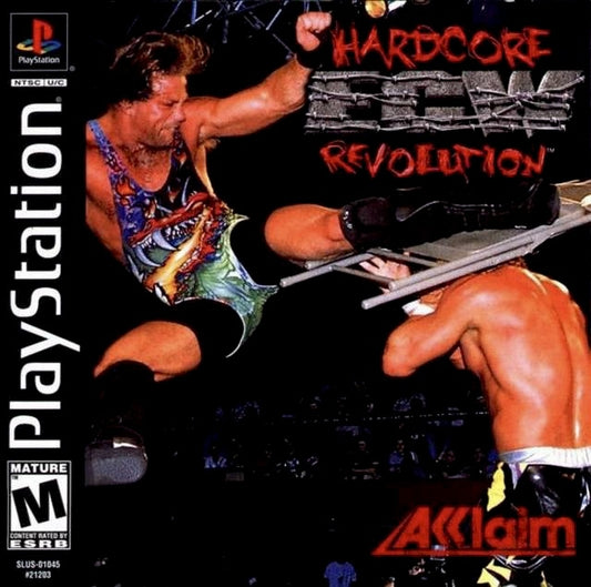 ECW HARDCORE REVOLUTION  - PS1