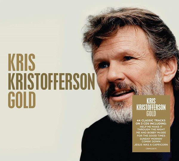 KRISTOFFERSON, KRIS  - GOLD (3CDS)