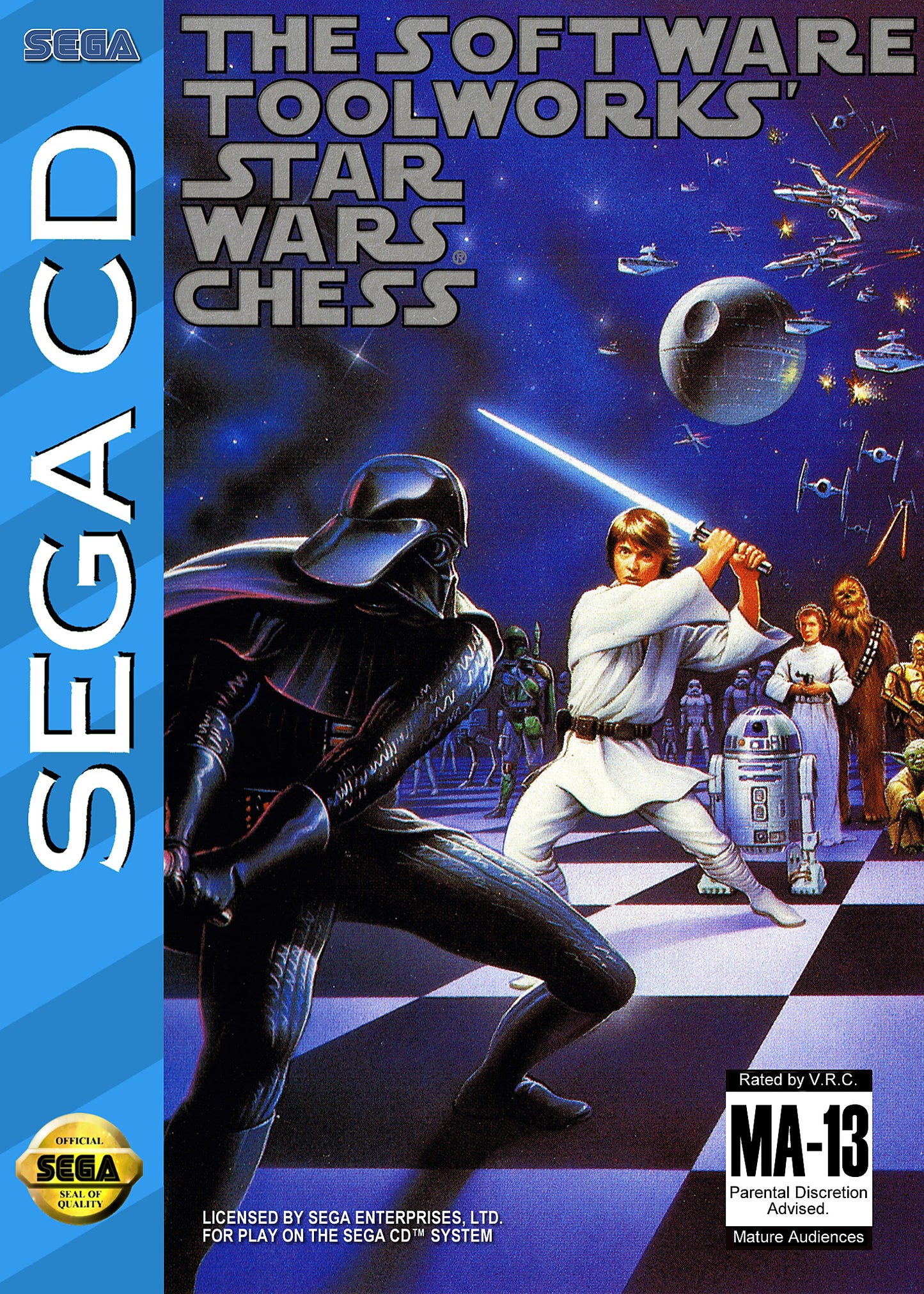 STAR WARS CHESS  - SEGACD