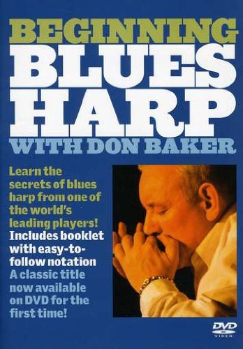 BEGINNING BLUES HARP - DVD-WITH DON BAKER