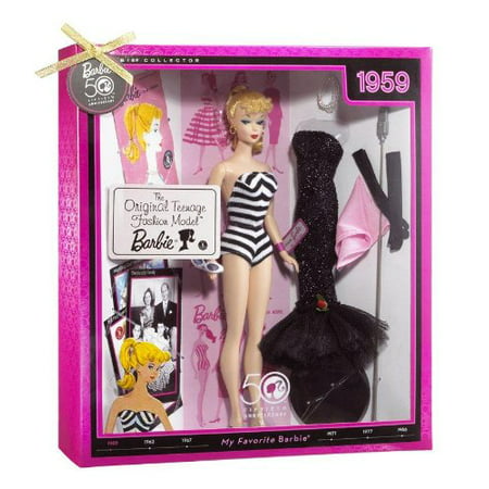 BARBIE 1959 - MATTEL 50TH ANN (HEAVILY DAMAGED BOX)(AS IS)