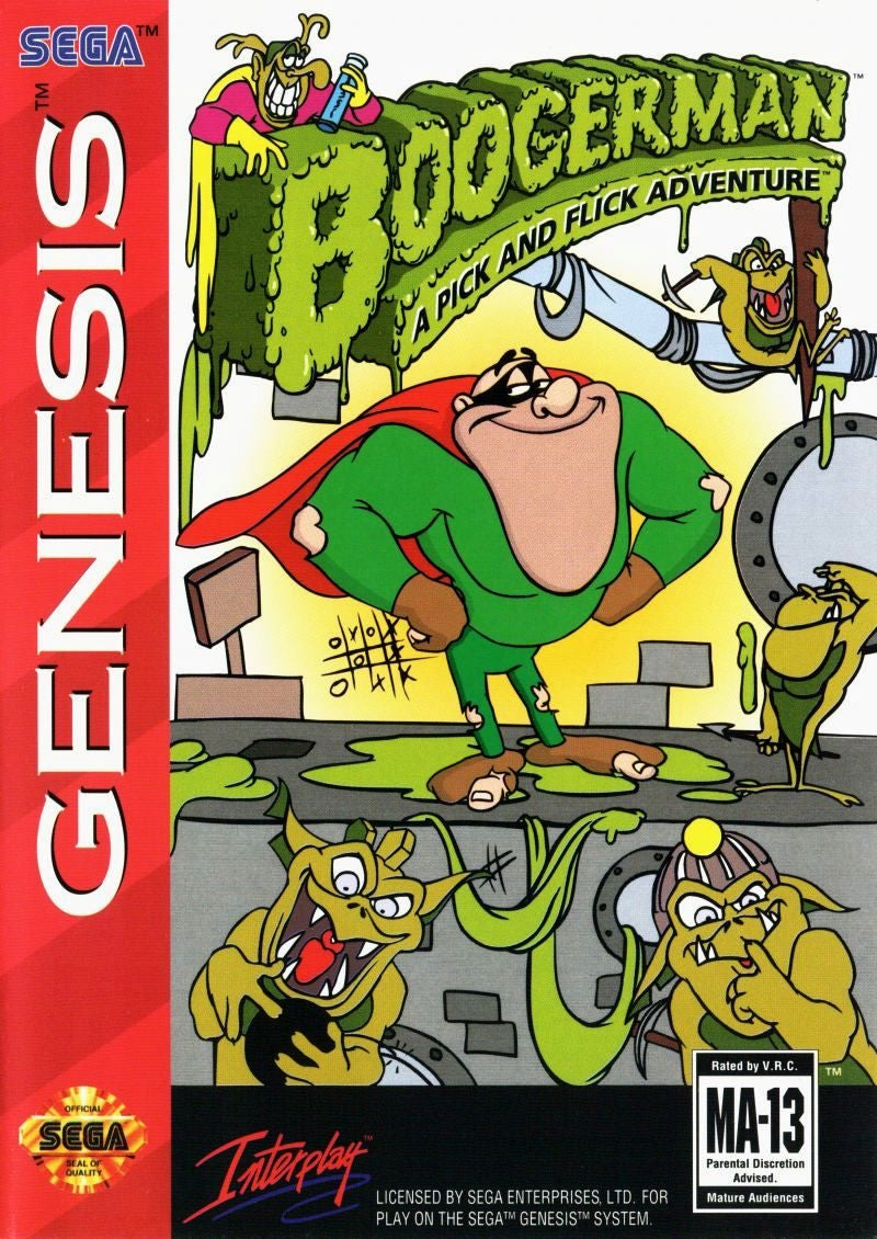 BOOGERMAN: A PICK & FLICK ADVENTURE  - GENESIS