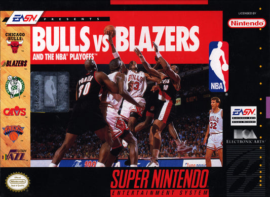 BULLS VS. BLAZERS & THE NBA PLAYOFFS  - SNES