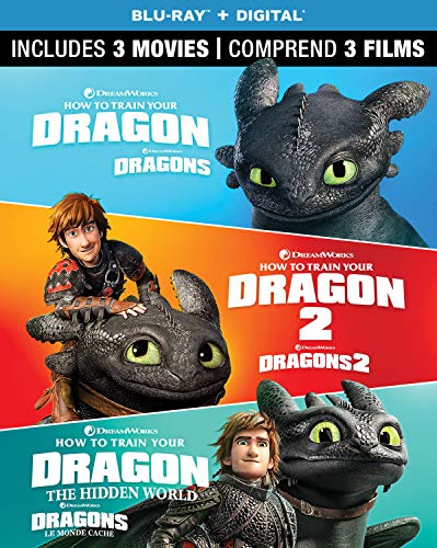 HOW TO TRAIN YOUR DRAGON: 3-MOVIE COLLECTION [BLU-RAY + DIGITAL] (BILINGUAL)