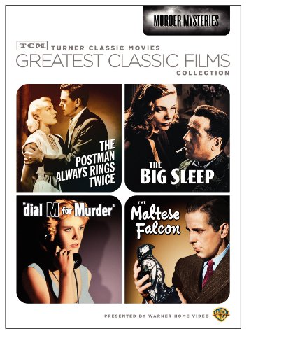 TCM GREATEST CLASSIC FILMS COLLECTION: MURDER MYSTERIES (THE MALTESE FALCON / THE BIG SLEEP / DIAL M FOR MURDER / THE POSTMAN ALWAYS RINGS TWICE 1946)